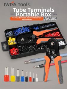 Iwiss | Crimping Tool for Tubular and Pin Terminals