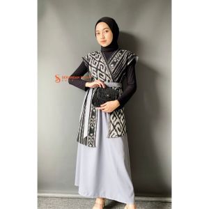 DRESS ANDIN TENUN / Dress Kondangan/ Dress Cantik / Dress kondangan  / Dress preweding  / Dress pesta / Dress tenun etnik / Dress Span / Dress termurah