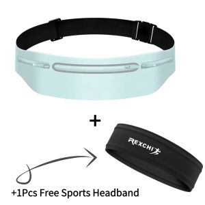 Sports Waist Pack Fanny Pack Wallet Adjustable Men Women Running Pouch Belt Portable Phone Holder Gym Bum Bag for Jogging Travel