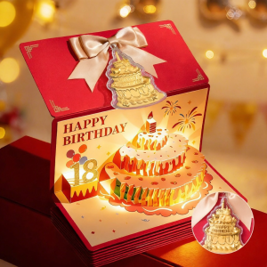 LORiCA | Foldable Music Light-Up Birthday Red Envelope