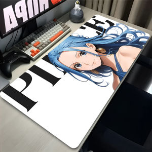 Bandai | Mouse Pad White PC Accessories One Piece Anime Girl Mousepad Laptop Gamer Keyboard Pad Office Computer Gaming Rubber Mouse Mat