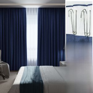 Super Thick Road Noise Reduction Curtains Professional Sound Absorption And Noise Reduction for Street Windows Hanging Hooks