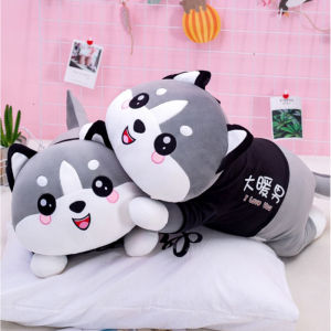 Gấu Bông Mèo Husky Đáng Yêu Mèo Husky Bông Siêu To Khổng Lồ Chất Liệu Lông Nhung Mềm Mịn Co Dãn 4 Chiều Đủ Size 50cm 70cm 1m 1m2 1m5 - HADONGSHOP.VN