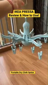 IKEA PRESSA  ที่ตากผ้าแบบไม้หนีบ 16 ตัว