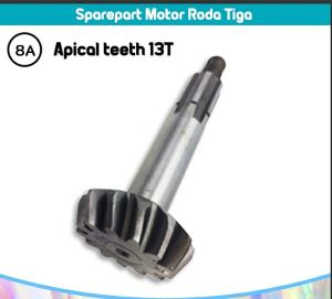 Gigi Reduksi/Apical Teeth 13T(13:37) (08A) Sparepart Roda Tiga