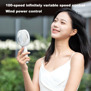 Hand-held fan USB nightlight outdoor portable large wind roller stepless speed regulation small fan