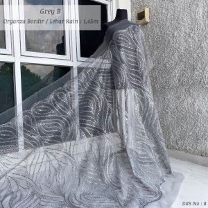 Tile Organza Motif Saphire / Organza Motif Mewah