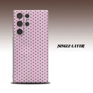Pink Dot-s For Samsung Galaxy S26 S25 S24 A56 A36 Dual Layer Luxury Fashion Full Lens Protective Case