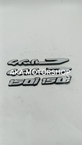 EMBOSS LETTER EMBLEM WATERPROOF FOR HONDA CLICK150I WHITE COLOR 2PCS INSIDE