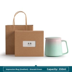 SANXUN | Tea Infuser Ceramic Mug with Lid