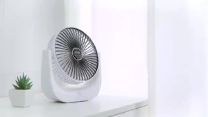 8 Inches portable electric fan 3-stage wind speed noiseless Table Fan USB charging fan Handheld Fan