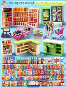 Miniature Simulated Supermarket Toys Set