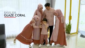 SEPLY / Sarimbit Keluarga/ EKSIS - 205 Glaze Coral