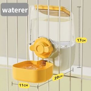 Pet Food Bowl Automatic Can Hang Stationary Food Feeder Water Food Dispenser Puppy Rabbit Kitten Feeder