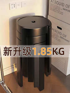 Thickened Plastic Stool for Home Use Durable Stackable Adult High Backless round Stool Luxury Sensation Guest Ready