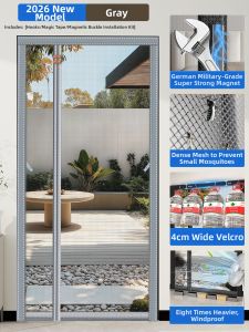 SHULIAN | Mosquito Repelling Summer Door Curtain