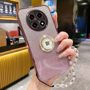 Ultra-Thin Transparent Silicone Phone Case for OppoK13S Full Coverage Anti-Fall Protective Shell Fashionable Luxury Girls Style
