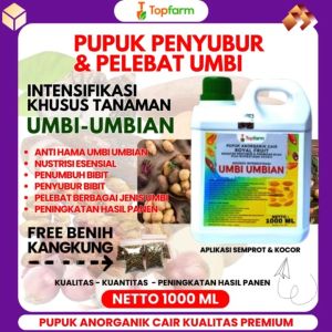 Pupuk Topfarm / Pupuk Ubi Jalar / Pupuk Umbi Bawang Merah / Pupuk Pembesar Umbi Singkong / Pupuk Pembesar Umbi / Pupuk Booster Umbi / Pupuk Umbi Umbian / Pupuk Khusus Umbi