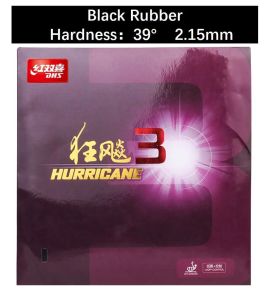 DHS | News DHS Hurricane 3 H3 Pimples in Table Tennis Rubber with Sponge Ping Pong Racket Rubbers Sheet Tenis De Mesa