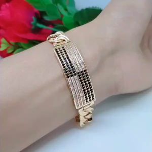 Gelang Rantai Jumbo Xuping Perhiasan Aksesoris Lapis Emas G22-1A