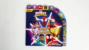 Marvel Spidey & Amazing Friends Tabbed Board Book Meet The Heroes For Kids
