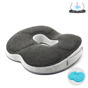 Memory Foam Seat Cushion Thicken Breathable Round Seat Cushion Tatami Butt Cushion - Office Chair Car Seat Cushion