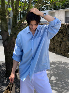 Ssumenam | Resort Style Linen Long Sleeve Shirt