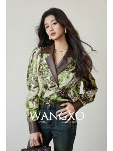 WANGXO | Áo Sơ Mi Dài Tay Phong Cách Double Breasted Màu Đa Đạng Thoáng Mát và Bảo Vệ Môi Trường Cao Cấp
