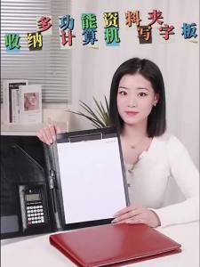Faux Leather Writing Portfolio Clipboard with Cover for A4 Letter Legal Pad Holder Business Conference Office Notepad Organizer