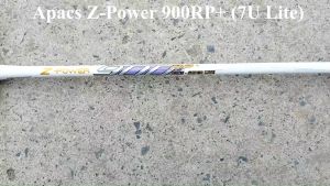 Vợt cầu lông Apacs Z-Power 900 RP+ Super Lite (7U) vợt siêu nhẹ 75gr thân đũa nặng đầu chuyên công thân dẻo dễ thuần dễ chơi