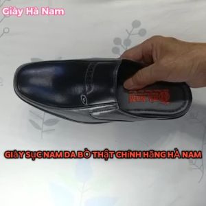 Dép Bít Mũi Nam SAMTA Da Bò Thật Cao Cấp GSB20106