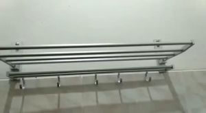 RAK DINDING / RAK KAMAR MANDI / RAK GANTUNG / RAK HANDUK ALMUNIUM SHENAR