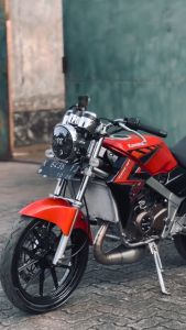 STRIPING STICKER LIS LES POLET Stiker lis body motor Kawasaki ninja r 2014 orange full list body standar