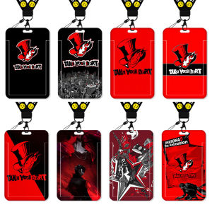 5 Themed Card Holder Lanyard Campus Bus Student Water Card Work Id Badge Keychain Hanging Rope Male