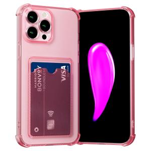 Ốp Điện Thoại iPhone Có Ngăn Đựng Thẻ Chất Liệu Silicon Chống Xước Chống Trượt Dành Cho Pro Max 11 12 13 14 15 16 Air 6 7 8 Plus XR XS SE 2020 2022