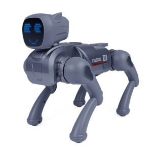 2.4G RC Robot Dog Intelligent Mechanical Dog Voice Dialogue Cute Expression Sing APP Control Programming Puppy Kid Xmas Gifts