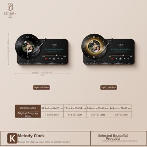 CTYLIGHTZ | Stylish Vintage Inspired Vinyl Record Clock New 2026 Edition