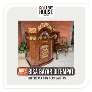 MIMBAR PODIUM UKIR 2