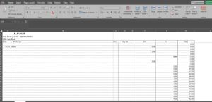 Cash book/Bank book/Petty cash book accounting template Debit/Credit to control bank balance/cash balance