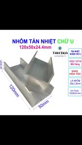 Nhôm tản nhiệt chữ U Combo 5 miếng - linh kiện điện tử TAHIKA