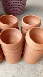 10 ใบ อ่านดินเผา ส่งฟรี ถ้วย ใส่อาหารนก หนู ไก่ เม่น กระต่าย แมว หมา 5-10 นิ้ว