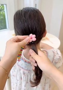LD-C1167 Ikat Rambut Bergulir Anak Perempuan Motif Lucu / Karet Ulir Pita Kabel Ikat Rambut Spiral