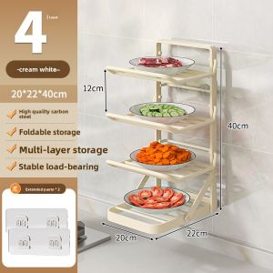 Foldable Kitchen Storage Rack