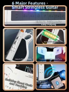 TEMiTANGMI | Stringless Foldable Bluetooth Electric Guitar