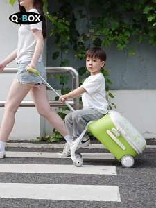 Q-BOX Ready Stock NEW 20inch Travel Bag Kid Foldable Trolley Kids Luggage Carry on Suitcase Luggage Travel Luggage