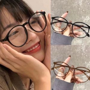 C.three Myopia Glasses Womens Fashion New Plain Glasses Mens Flat Light Anti Blue Light