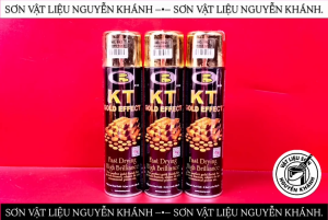 SƠN XỊT HIỆU ỨNG VÀNG KIM BOSNY KT GOLD EFFECT MÀU 182 – BRASS GOLD / VÀNG ĐỒNG