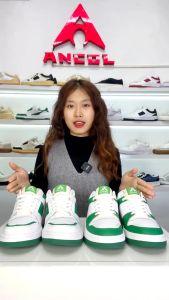 Giày sneaker thời trang nam nữ Ancol Extreme Youthful size 39-44  chất liệu da bò thật 100% miếng lót giày Eva đế cao su tái chế êm chân có lỗ thoáng khí.
