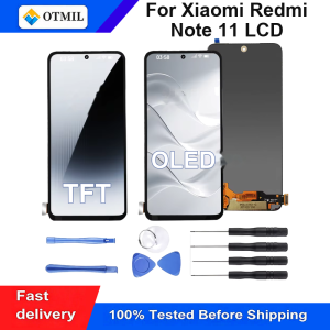 For Xiaomi Redmi Note 11 Note11 2201117TG 2201117TI 2201117TL 2201117TY Display Touch Screen Digitizer Assembly Pantalla OLED