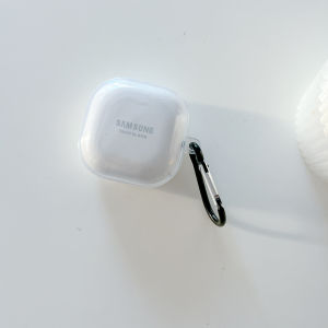 Transparent Silicone Protective Case for Samsung Galaxy Buds FE Buds2 pro Earphone Cover Soft Shell Simple Design Pure Color